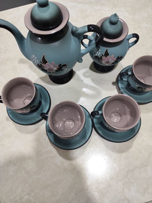 Старинный ретро чайный сервиз(Ручной работы)