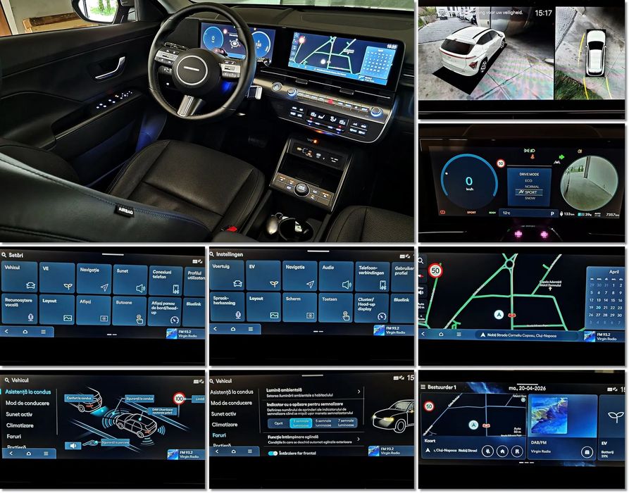 Hyundai KONA Garantie producator/Long range/Automata/Piele/Navigatie