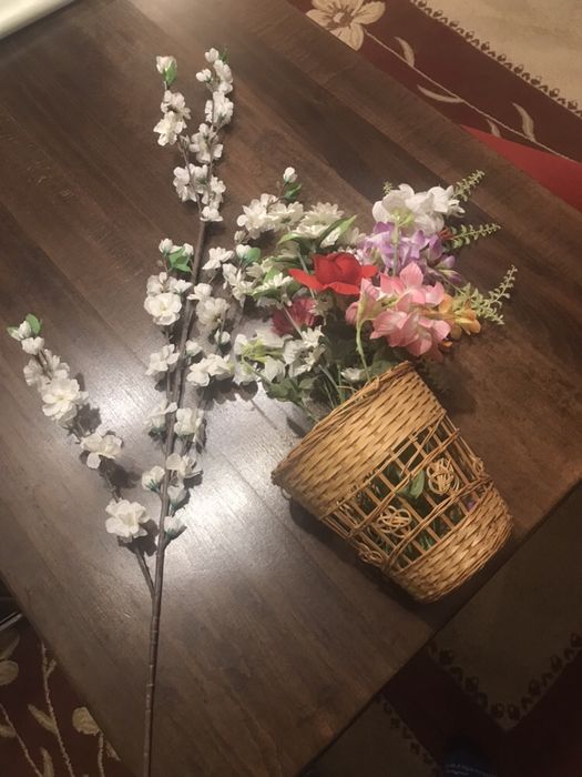Ръчно плетена кошница