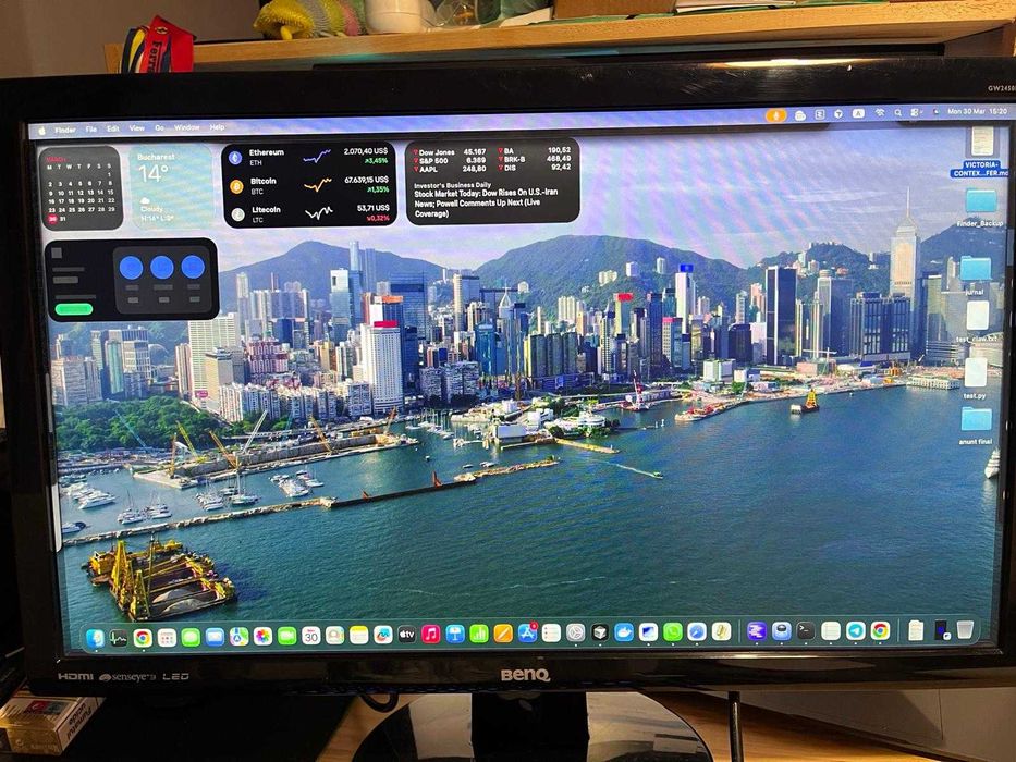 Monitor BenQ 24 inch LED Full HD HDMI, Boxe integrate Stare impecabil