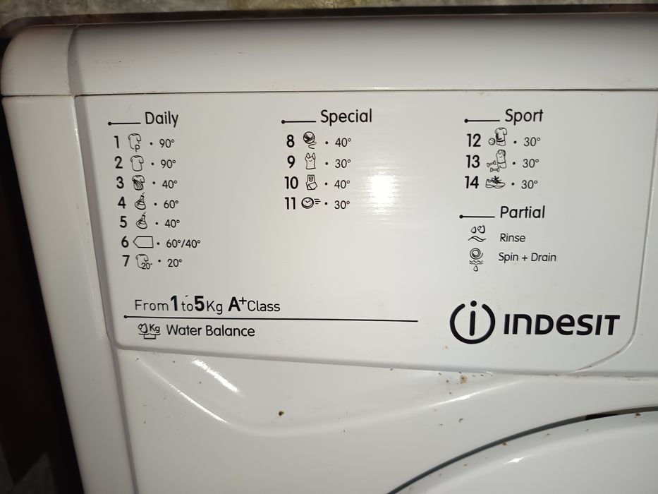 Пералня ИНДЕЗИТ 5кг