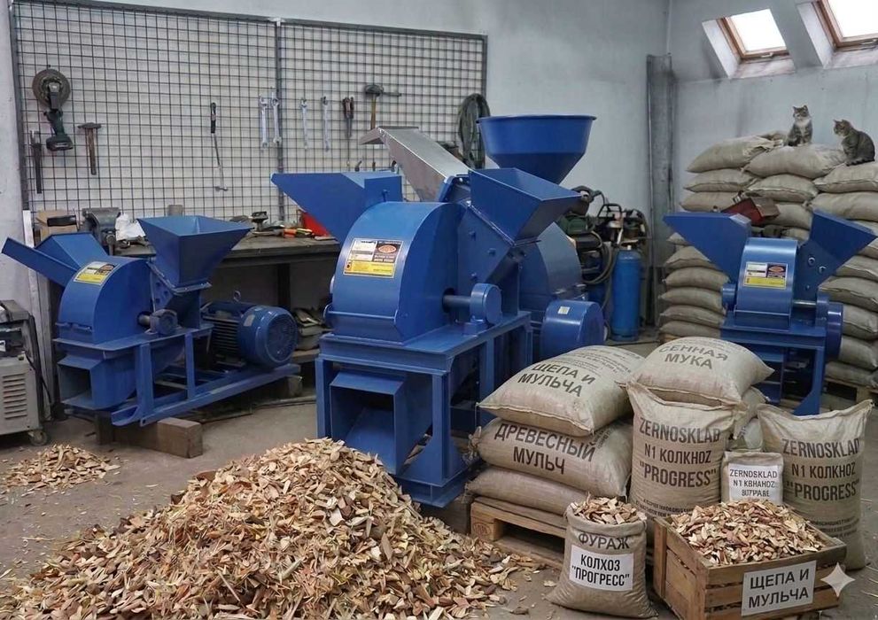 Продам измельчитель древесины-Ағаш ұсақтағыш!!