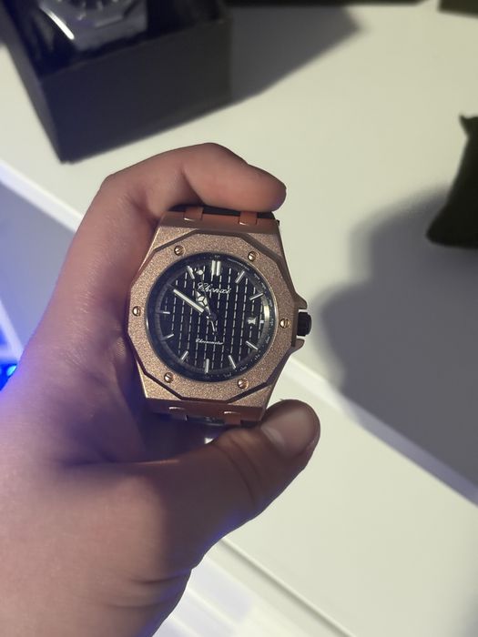 Ceas Bărbătesc Luxury Rose Gold, Quartz, Nou