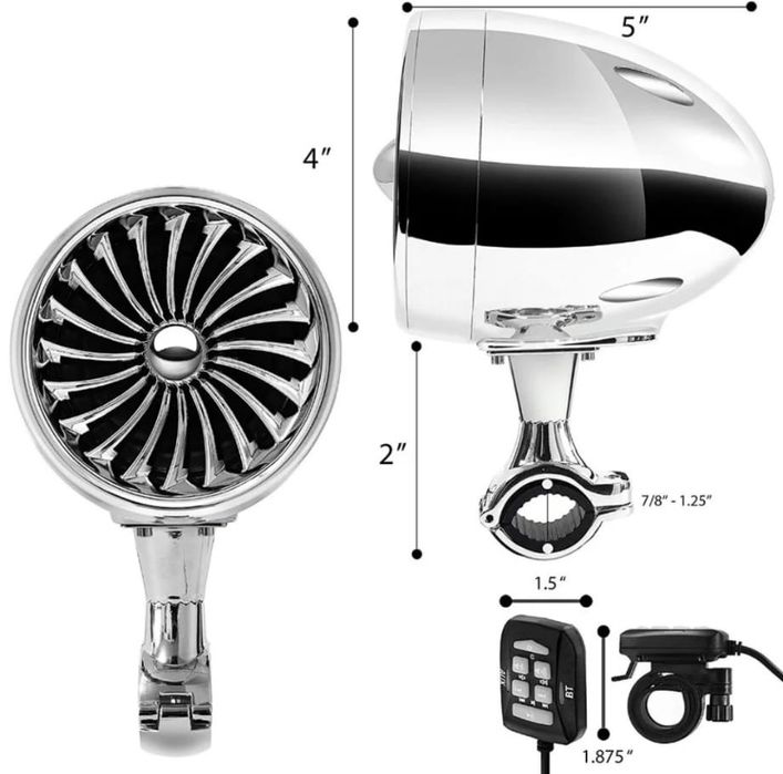 Sistem audio pentru motociclete, ATV