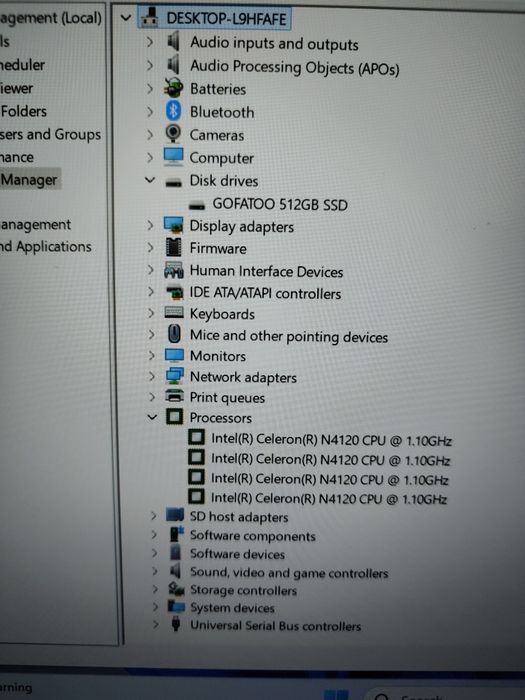 Laptop cu specificații de top 512 GB 16 GB ram