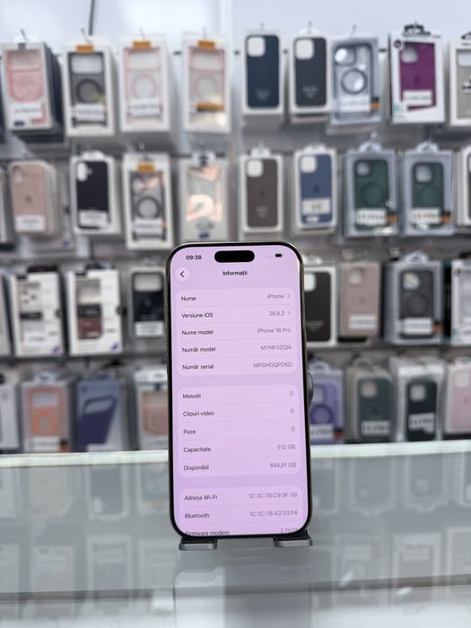 iPhone 16 Pro - Memorie 512GB - Sanatate baterie 88% - DeBi GSM Mobile Brasov