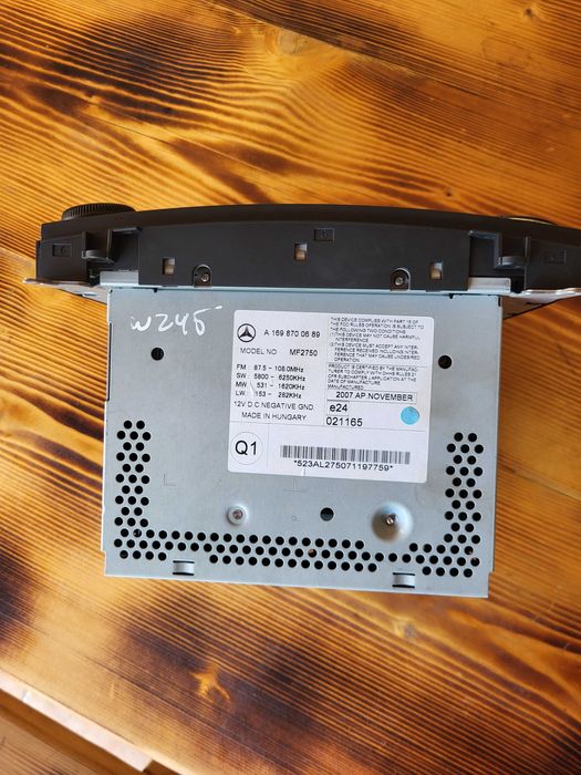 CD Radio Car Stereo Mercedes-Benz B-Class (W245)