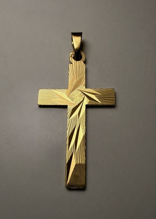 Cruciuliță din aur 18K