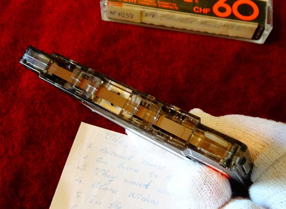 Аудио касета Sony CHF60 с хеви метъл групата U.D.O