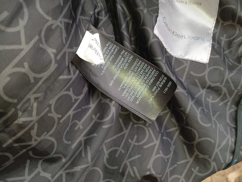 CK Calvin Klein Down & Feather geaca puf real masura M - 100% original