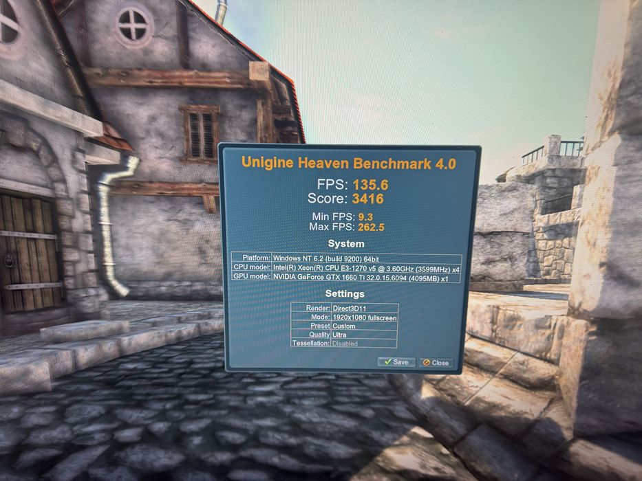 Геймърски компютър Dell / Xeon 1270v5 (i7 6700)/ GTX 1660Ti /16GB RAM