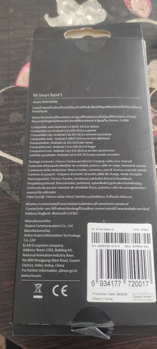 Смарт часы MI Smart Band 5на запчасти продам