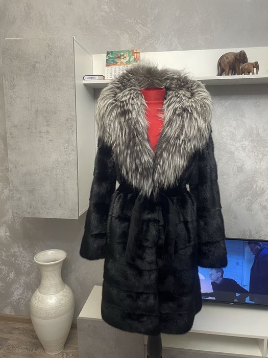 Норковая шуба, чернобурка, 40-46