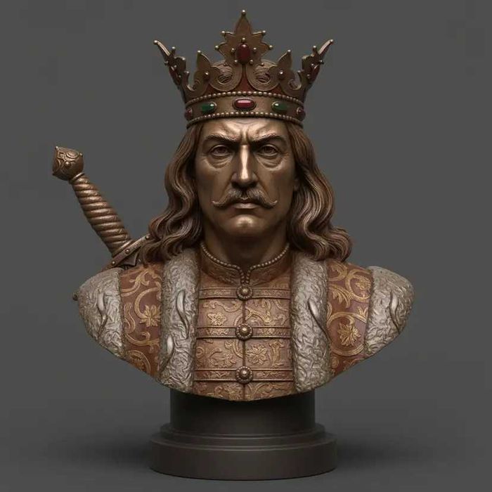 Statueta bust Stefan cel Mare