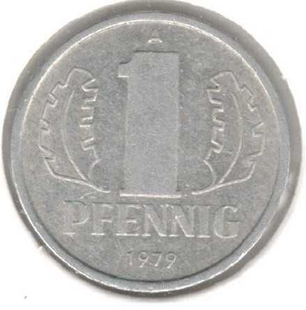 Germany D.R.-1 Pfennig-1979 A-KM# 8