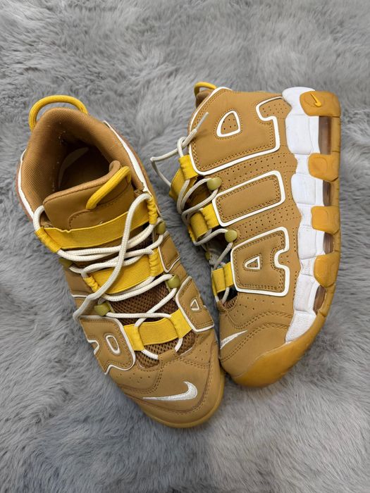 Nike uptempo camel/ gum brown