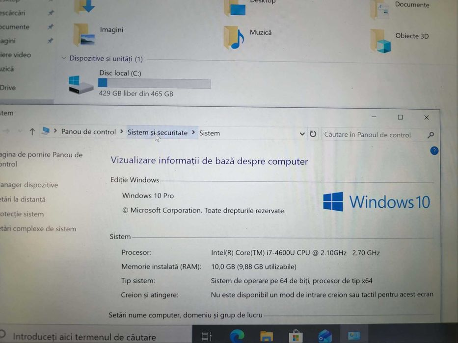 Laptop fujitsu U904 cu i7 si 10Gb ram + 500Gb SSHD la SuperPret 500lei
