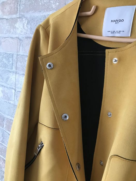 Palton galben Mango marimea S