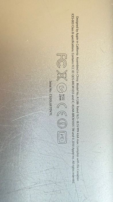 MacBook Pro 15 б/у.