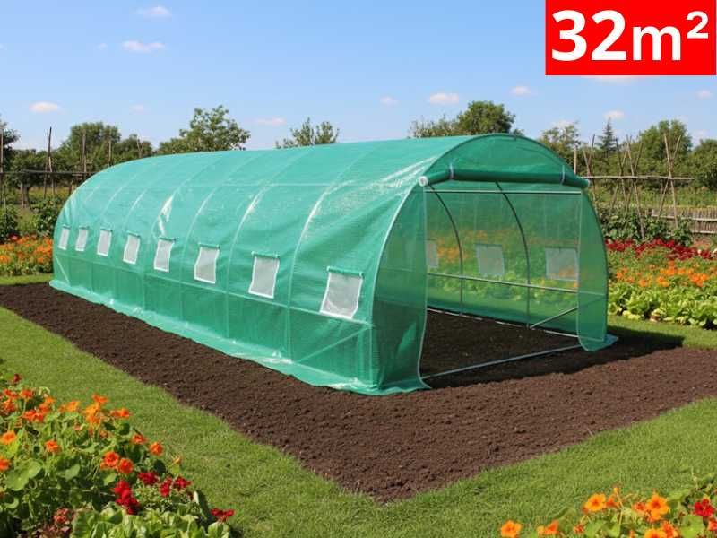 Оранжерии от армиран полиетилен и метална конструкция 10, 13.5 18 24кв