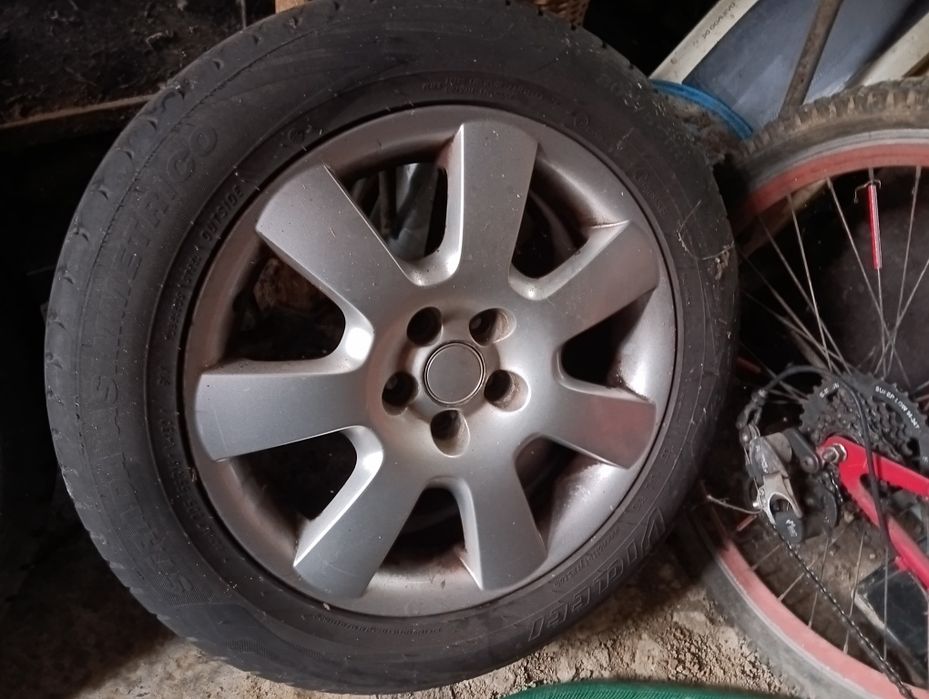 Jante aliaj Volkswagen, Skoda,cu cauciucuri de vară 205/55 R16