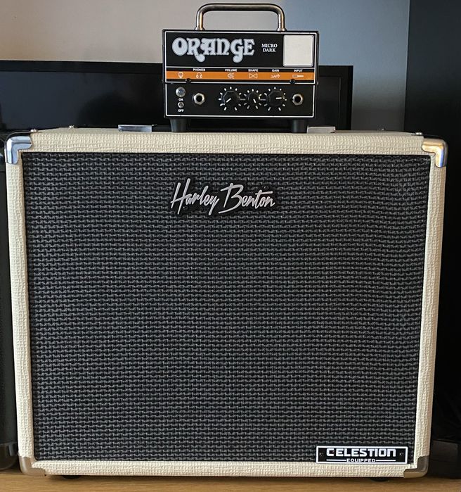 Amplificator Chitara Orange Micro Dark cu Cabina HB  Celestion
