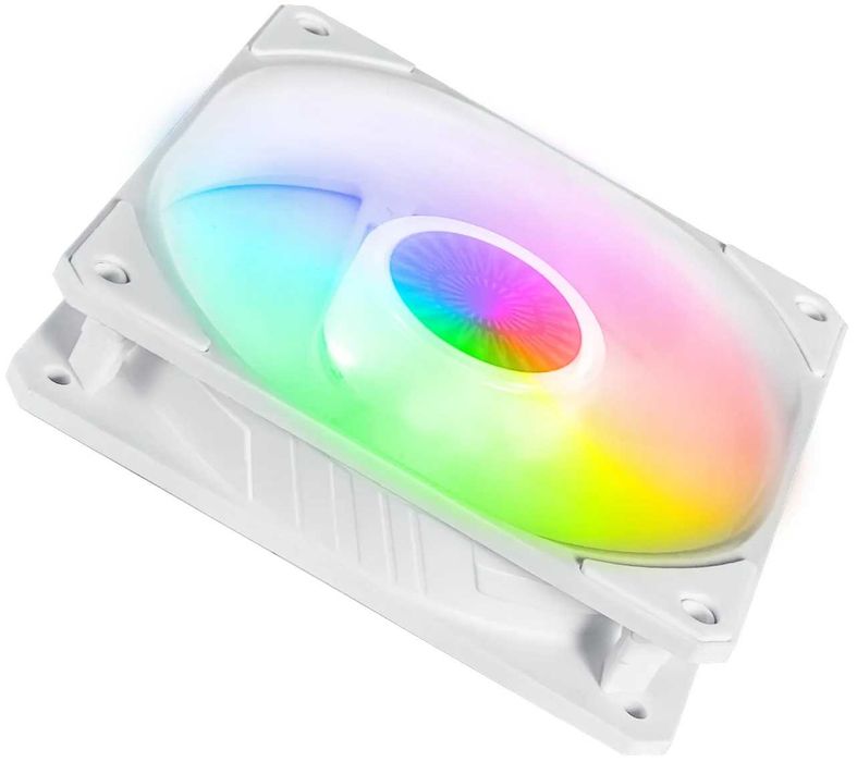 Вентилатор за кутия Cooler Master SickleFlow 120 ARGB White Edition PWM 120mm (4 броя)+HUB