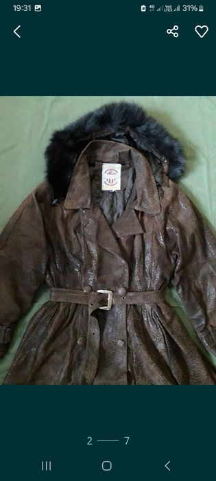 Пальто женское Кожаное  50 р.