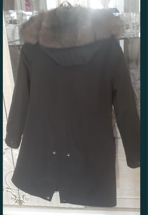 Парка  натуральный мех размер  L