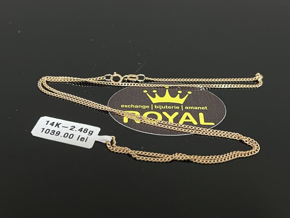 Bijuteria Royal CB : Lant aur 14k 2,48 grame