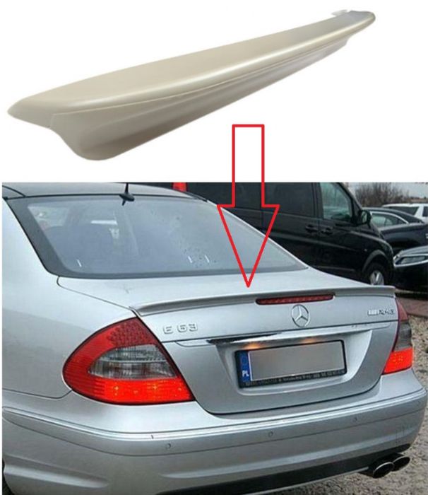 Лип спойлер мерцедес W211