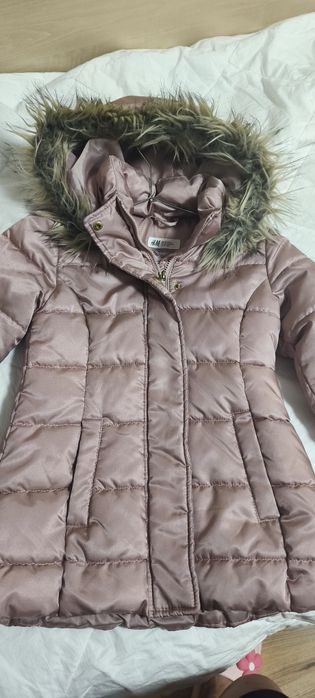 Зимно яке за момиче H&M 122