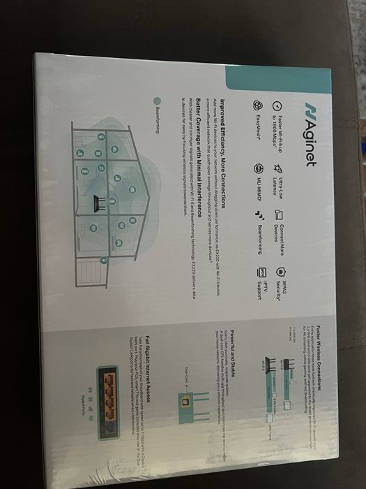 TP LINK EX 220 AX1800 двулентов Wi-Fi 6 рутер