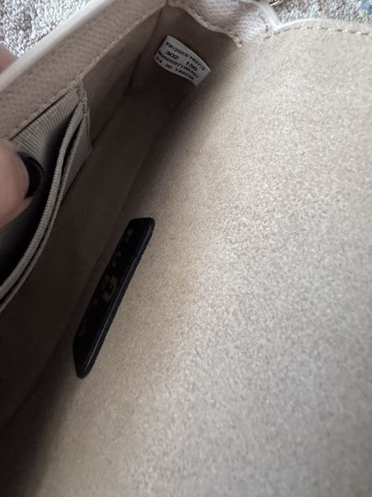 Poseta Furla, piele naturala, culoare roz pudra