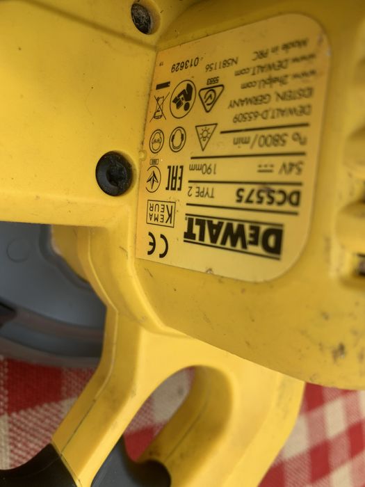 DeWALT DCS 575/54V/безчетков ръчен циркуляр