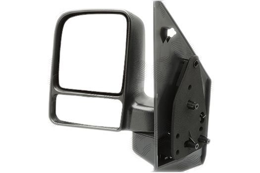 Oglinda exterioara Ford Transit/Tourneo Connect (C170), 05.03-2009.2006, Ford Transit/Tourneo Connect (C170), 09.2006-06.2009, stanga/dreapta, culoare sticla crom, sticla convexa, cu carcasa neagra, ajusta