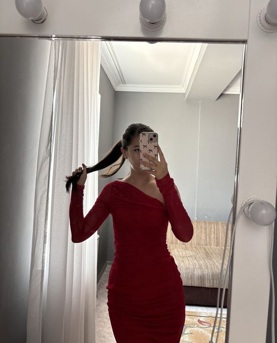 Платье Красный вечерний