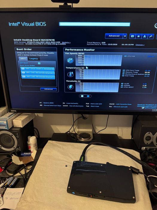 Mini PC Intel NUC NUC6i7KYK, Intel Core i7-6770HQ