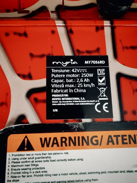 Vand trotineta electrica drifturi