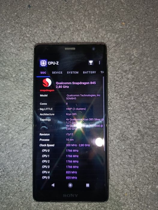 Sony Xperia XZ2.