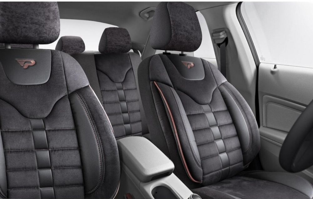 Huse auto tip alcantara