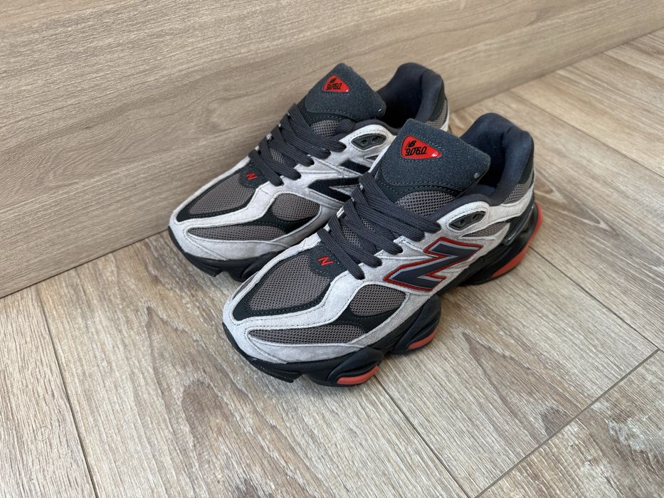 New Balance 9060 Gray Black Red