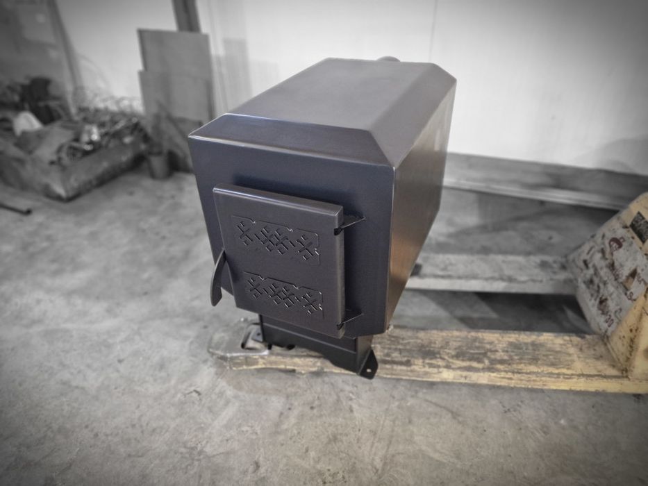 печка тип “буржуйка” с водна риза
