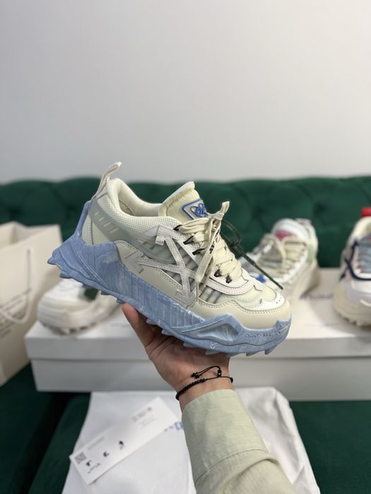 Adidasi Off White ODSY piele naturala Premium Full Box colectie noua