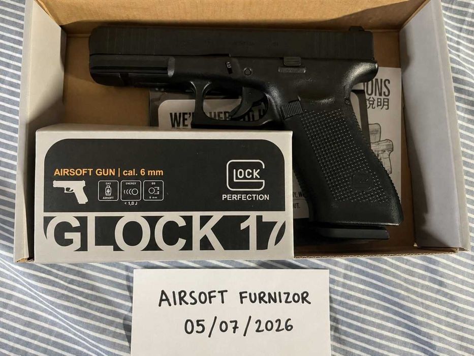 Glock 17 Gen5 Airsoft GBB – stare impecabilă