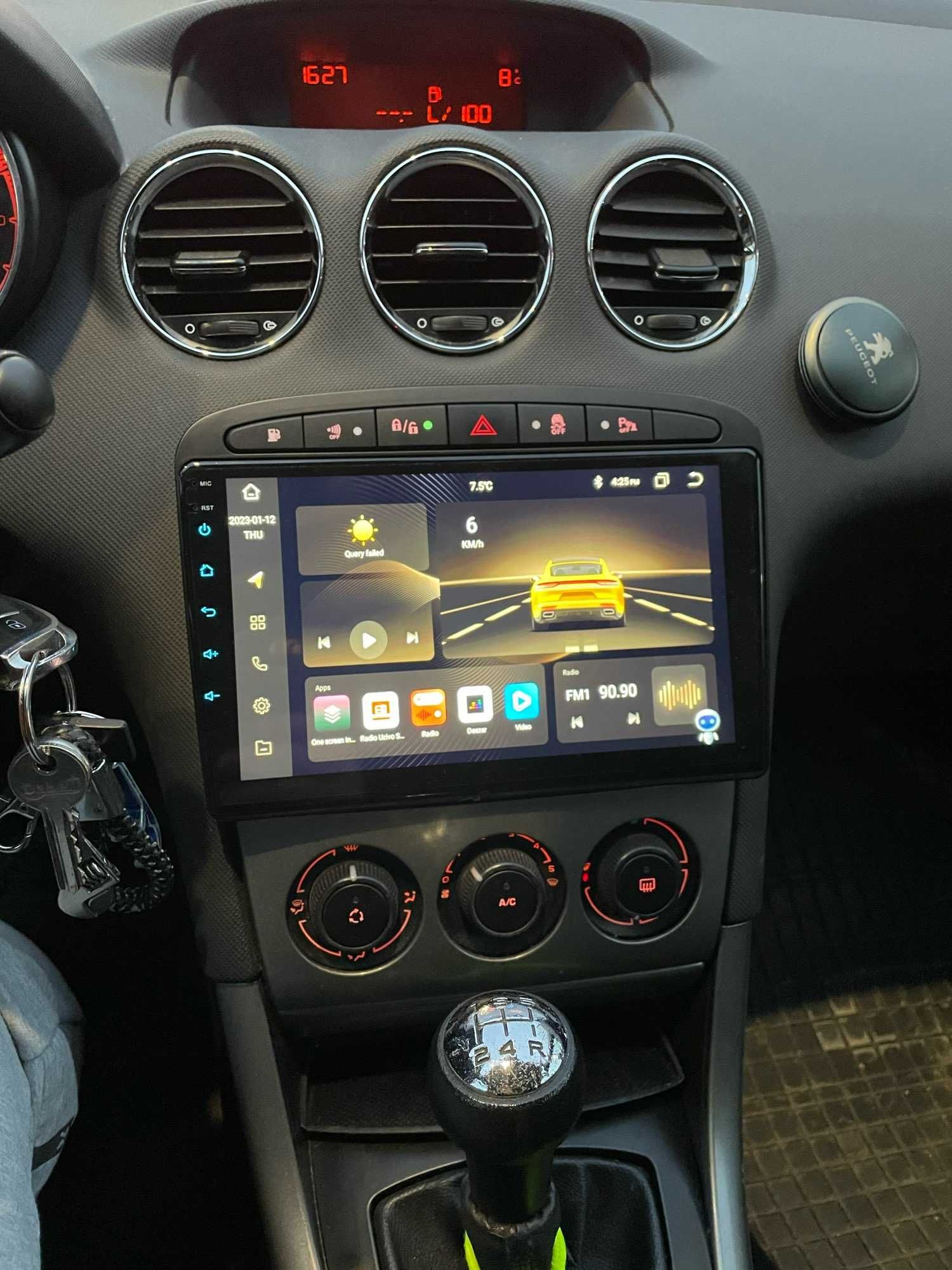 PROMOTIE - Navigatie GPS Android Peugeot 308 308 SW 408 - USB BT WIFI ...