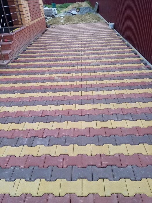 Укладка брусчатки