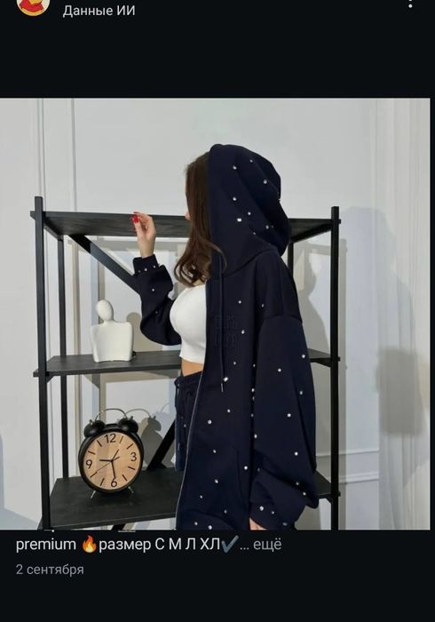 Спортивный олимпика на замке скамнями на замочке худи миумиу