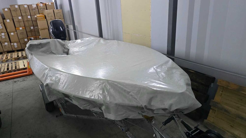 Лодка Gobbi 430 + ДВИГАТЕЛ + КОЛЕСАР