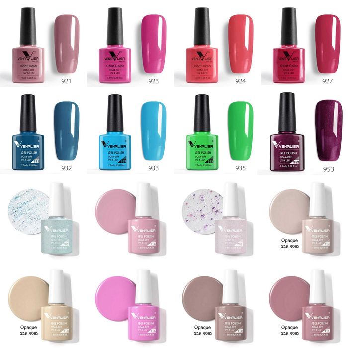 Промо ПАКЕТ 10 броя гел лак Venalisa